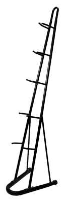 [10-3120] Fabrication CanDo 5-Ball Capacity Plyometric Vertical Ball Rack, Black