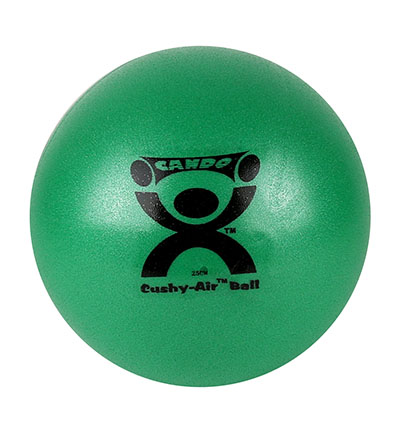 [30-1740G] Fabrication CanDo Cushy Air 10 inch Inflatable Hand Ball, Green