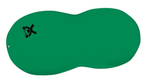 [30-1727] Fabrication CanDo 24 inch x 43 inch Inflatable Exercise Saddle Roll, Green