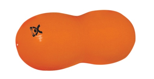 [30-1726] Fabrication CanDo 20 inch x 39 inch Inflatable Exercise Saddle Roll, Orange