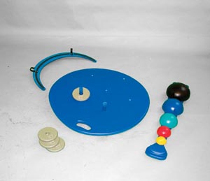 [10-1735] Fabrication Cando® Professional Balance System W/Balls, Weight Rods, Weights (10 lb), Storage