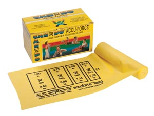 [10-5911] Fabrication Cando® Accuforce™ Band, Yellow, 6 yd Dispenser, Low-Powder