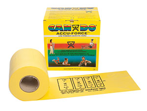 [10-5921] Fabrication Cando® Accuforce™ Band, Yellow, X-Light, 50 yd Dispenser, Low-Powder