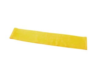 [10-5261] Fabrication Cando® Accuforce™ Band Loop, 15", Yellow, X-Light, Latex