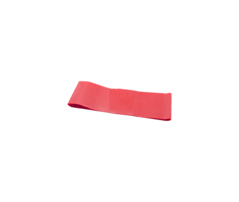 [10-5252-10] Fabrication CanDo 10 inch Latex Light Band Exercise Loop, Red, 10/Pack