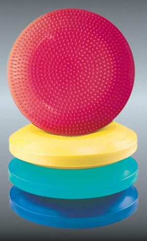 [30-1868Y] Fabrication Inflatable Vestibular Seating/ Standing Disk 60cm (23.6in), Yellow