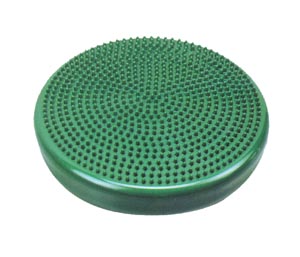 [30-1870G] Fabrication Balance Pads, Inflatable Vestibular Seating / Standing Disk, Green, 35cm (13.8")
