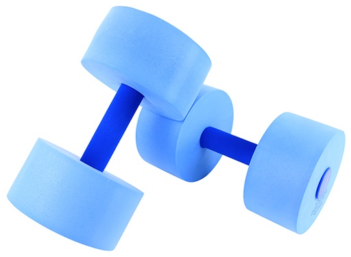 [20-4021B] Fabrication Aquatic Therapy Hand Bar, Blue, Pair