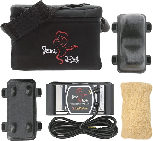 [PRO-3405-KIT] Core Products Jeanie Rub® Variable Speed Massager Package: Accessory, Fleece Cover& Nylon Bag