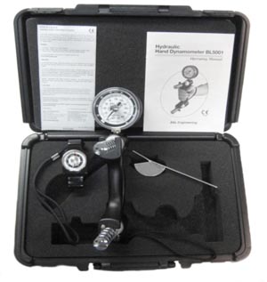 [BL5011-3-60] B&L Engineering®3-Piece Hand Eval Kit:(1) BL5001 Dynam, (1) PG-60 Pinch Ga, 5½" SS Finger Gnmtr