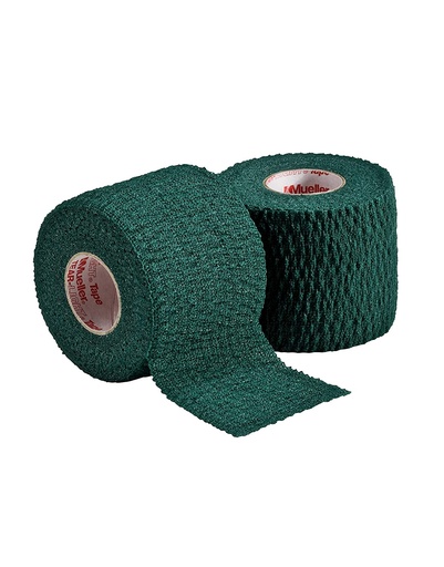 [130683] Mueller Tear-Light®Adhesive Tape, 2" x 7.5yds, Green, 24 rolls