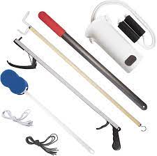 [37057] Kinsman ADL Hip/Knee Kit Includes: 32" Econo Reacher, Terry Covered Sock Aid