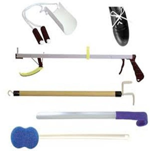 [37011] Kinsman Econo Hip Kit Includes: 32" Ergo Plus Reacher, Sock Aid with Foam Handles