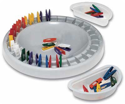 [50171] Kinsman Get-A-Grip Pegboards, Peg Domino Includes a 11" Dia Circular Pegboard