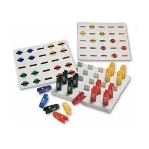 [50150] Kinsman Get-A-Grip Pegboards, Includes a Plastic Grip-Board 6¼" Square
