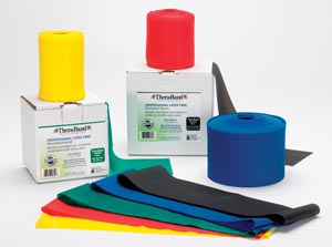 [20344] Hygenic/Thera-Band Professional Resistance Band, Green/ Heavy, 25 Yd Dispenser Box, (LF), 12 ea