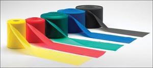 [20160] Hygenic/Thera-Band Professional Resistance Band, Black/ Special Heavy, 50 Yd Dispenser Box, 4 ea
