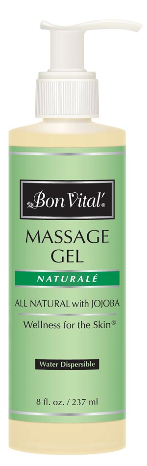 [BVNATG8Z] Hygenic/Performance Health Bon Vital® Naturale' Massage Gel, 8 oz Bottle with Pump