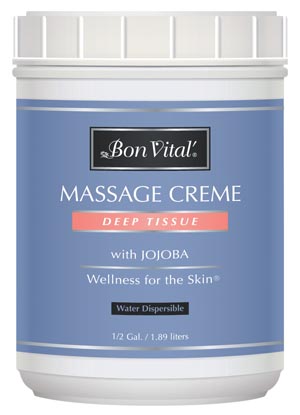 [BVDTCHG] Hygenic/Performance Health Bon Vital® Deep Tissue Massage Creme, 0.5 Gallon Jar