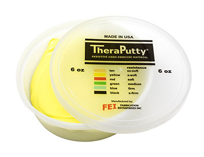 [10-0910] Fabrication Cando™ Theraputty®, Yellow, X-Soft, 6 oz