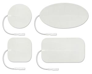 [CFF153] Axelgaard Valutrode® Foam Electrodes, White Foam Top, 1½" x 3½" Rectangle, 4/pk