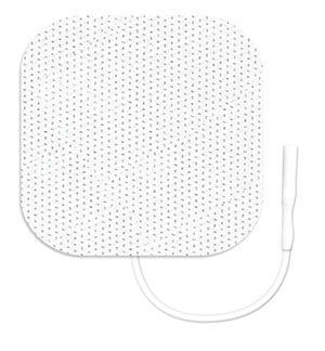 [VTX5050] Axelgaard Valutrode X® Cloth Electrodes White Fabric Top, 2" x 2" Square, 4/pk