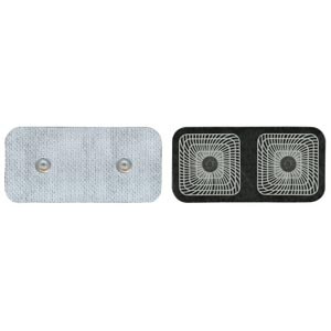 [SN2040D] Axelgaard Ultrastim® Snap Electrode, 2" x 4" Rectangle, Dual Snap, 2/pk