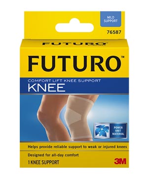 [76587EN] 3M™ Futuro™ Comfort Lift Supports Knee Support, Medium, 3/pk