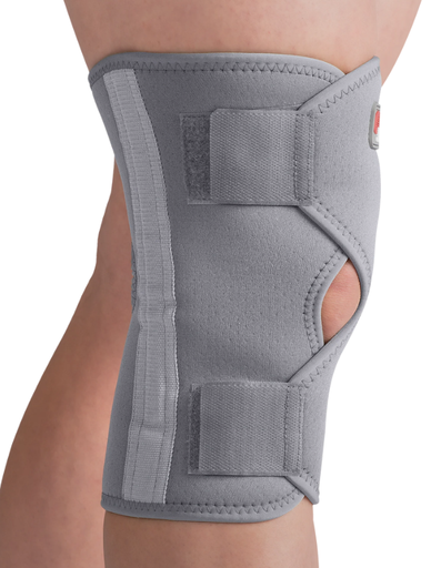 [BRE-6453-GR-LRG] Core Products Swede-O Thermal Vent Open Knee Wrap Stabilizer, Large