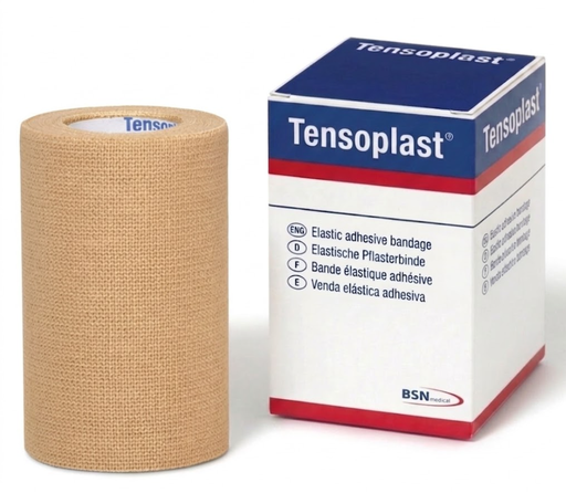 [2598002] BSN Medical Tensoplast Elastic Bandage, Adhesive, 1" x 5 yd, Beige, 1 rl/box, 36bx/cs
