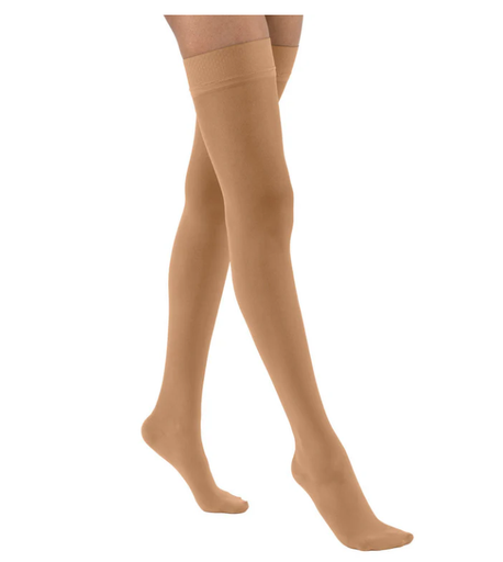 [119114] BSN Medical/Jobst Ultrasheer Women's Thigh High w/Dot Band, 15-20 mmHg, Bronze, Lg