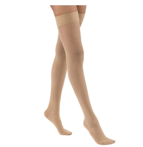 [122301] BSN Medical/Jobst Ultrasheer Women's Thigh High w/Dot Band, 15-20 mmHg, Natural, Med