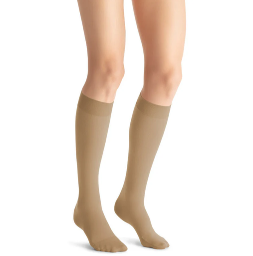 [115214] BSN Medical/Jobst Opaque Knee High, 15-20mmHg, Lg Standard, Natural