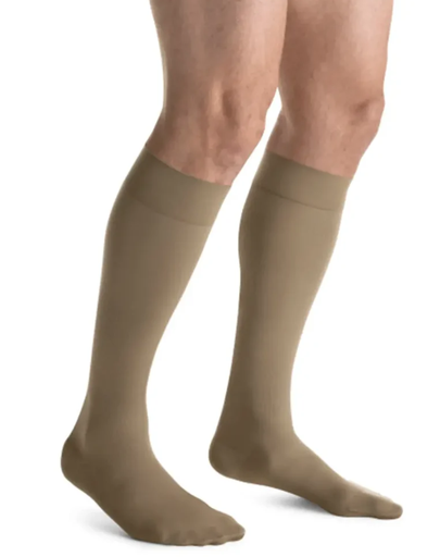 [115123] BSN Medical/Jobst For Men Knee High, 30-40 mmHg, Khaki, XL