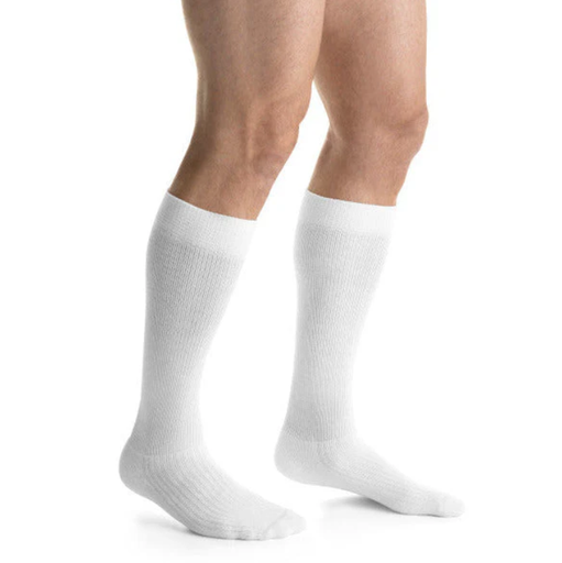[110491] BSN Medical/Jobst Activewear Knee High, 20-30 mmHg, White, Lg