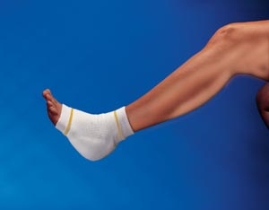 [GL800] Integra Lifesciences Knit Heel & Elbow Protectors, Small, 9½", Yellow Band
