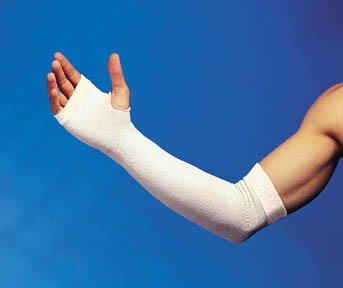 [GL1000] Integra Lifesciences Glensleeve II™ Hand-Wrist-Arm Protector, White, 18"L x 3"W