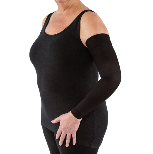 [102236] BSN Medical/Jobst Bella Strong Armsleeve w/Silicone Band, 15-20 mmHg, Black, Long, Size 6