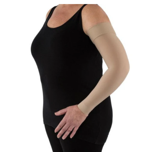 [101414] BSN Medical/Jobst Bella Lite Armsleeve w/Silicone Band, 15-20 mmHg, Beige, Med