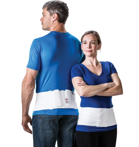[SIB-6024-MED] Core Products Triple Pull Sacral Back Support Belts with Split pad Medium