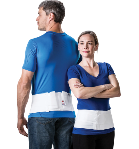 [SIB-6024-SML] Core Products Triple Pull Sacral Back Support Belts with Split pad Small