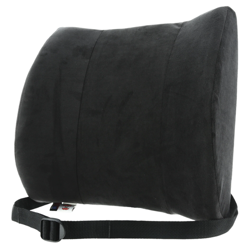 [BAK-401-BK] Core Sitback Rest Lumbar Support Cushion, Deluxe, Black, 13" x 14"