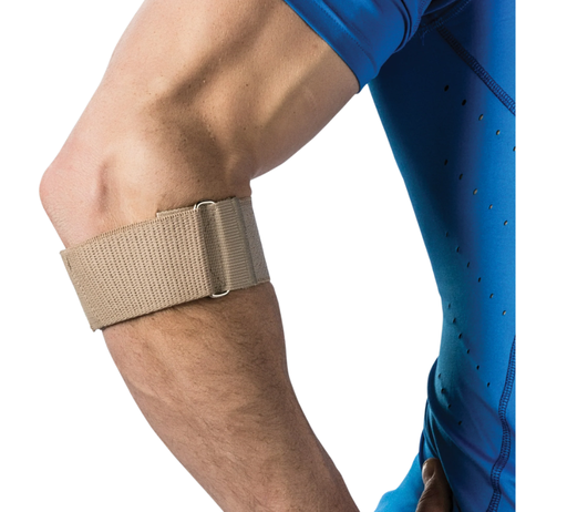 [NEL-1113] Core Products Nelmed Tennis Elbow Support, Beige, One Size Fits Most up to 15" Circumference