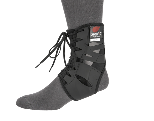 [AKL-6337-BK-LRG] Swede-O Tarsal Lok Ankle Braces, Built-In Stabilizer, Large, Black