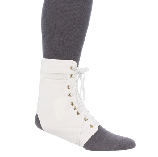 [AKL-6331-WH-SML] Swede-O Ankle Lok Ankle Braces/Support, Standard Tongue without Stabilizers, Small, White