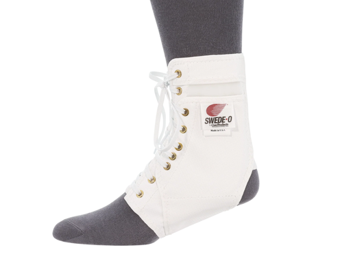 [AKL-6331-WH-1XS] Swede-O Ankle Lok Ankle Braces/Support, Standard Tongue without Stabilizers, X-Small, White