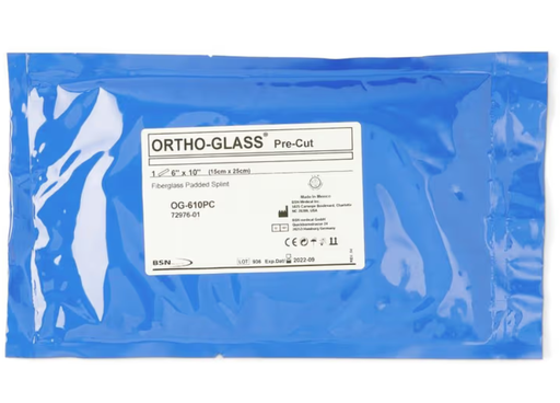 [OG-610PC] BSN Medical Ortho-Glass Pre-Cut Splints, 6" x 10", 10/bx