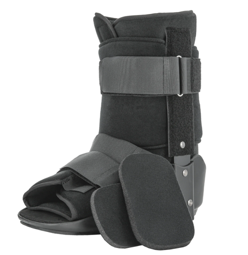 [UTL-1130-BK-SML] Swede-O Walking Boot, Standard, Fixed, Short, Small, Black