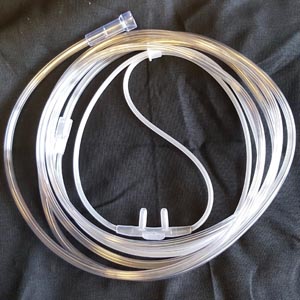 [MTR-24002] Med-Tech Nasal Oxygen Cannula, Adult, Non-Flared, Curved Tip, 7' Star Tubing