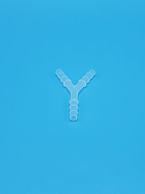 [517] Busse Connectors For Plastic Tubing, Y Connector, 5-8mm, ¼", Clean